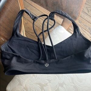 lululemon athletica Black Performance Sports Bra sz6